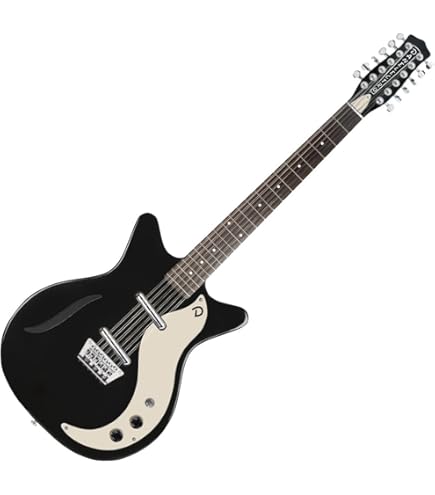 Amazon.com: Danelectro 59X12 12-string Electric Guitar - Black